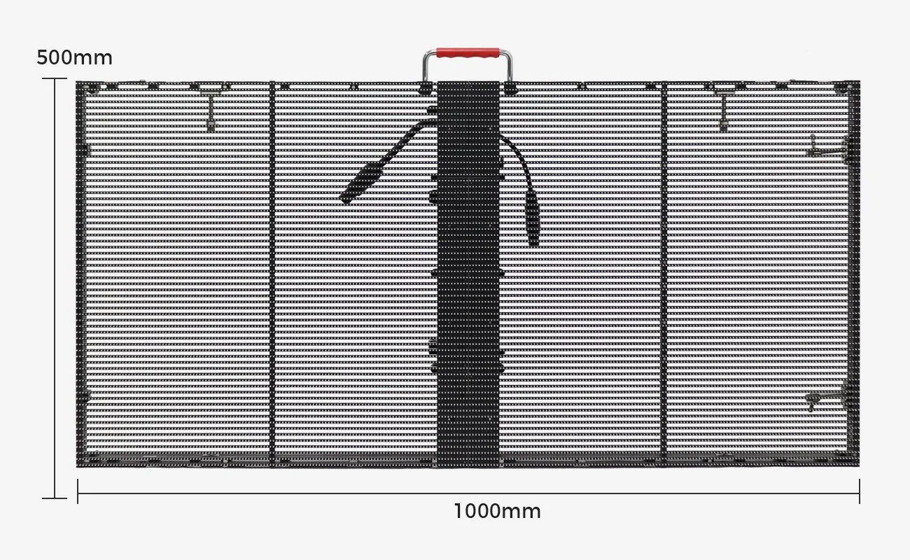 Écran de rideau LED transparent KT (2)