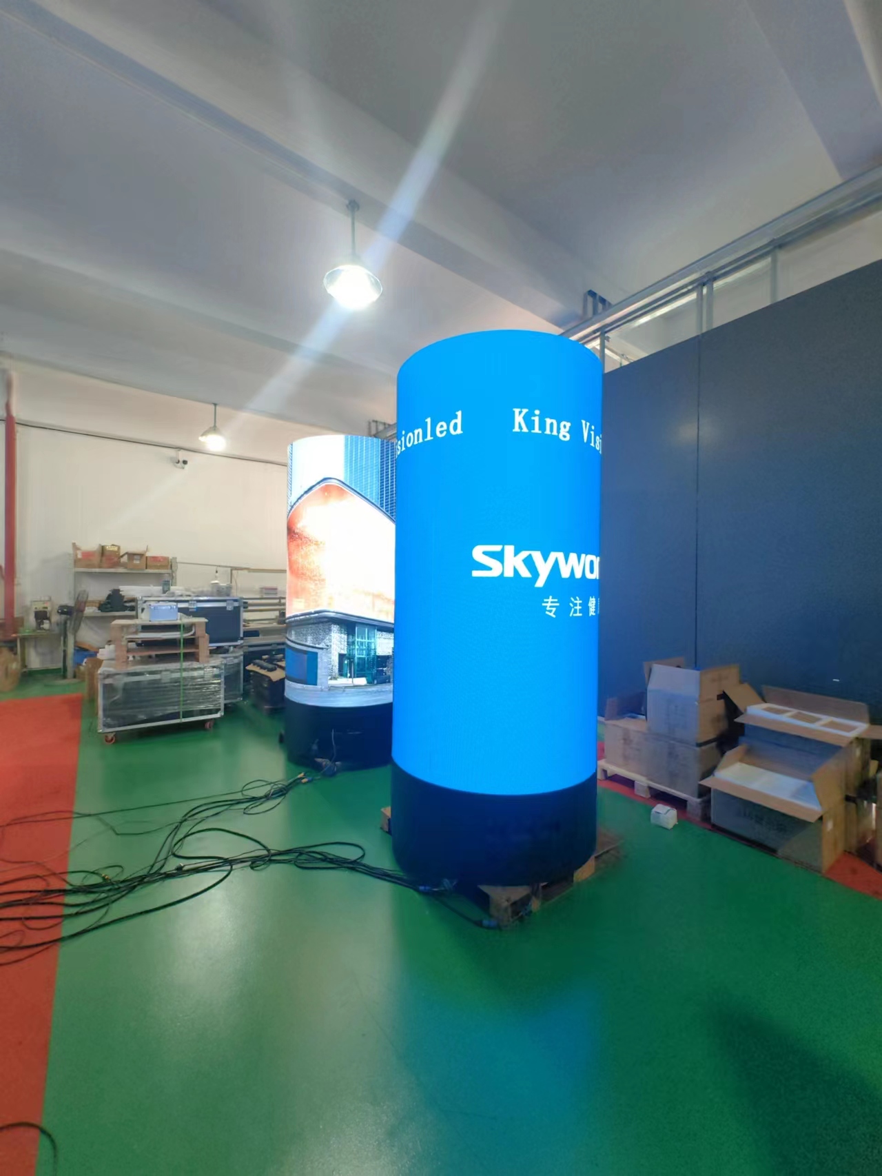 KY Cylinder Indoor Led Screen (6)