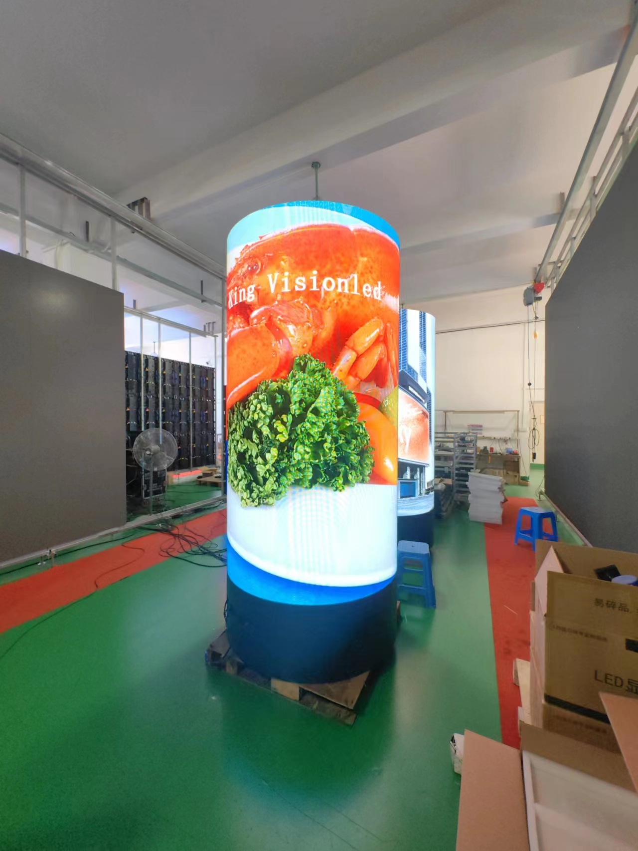 KY Cylinder Indoor Led Screen (7)