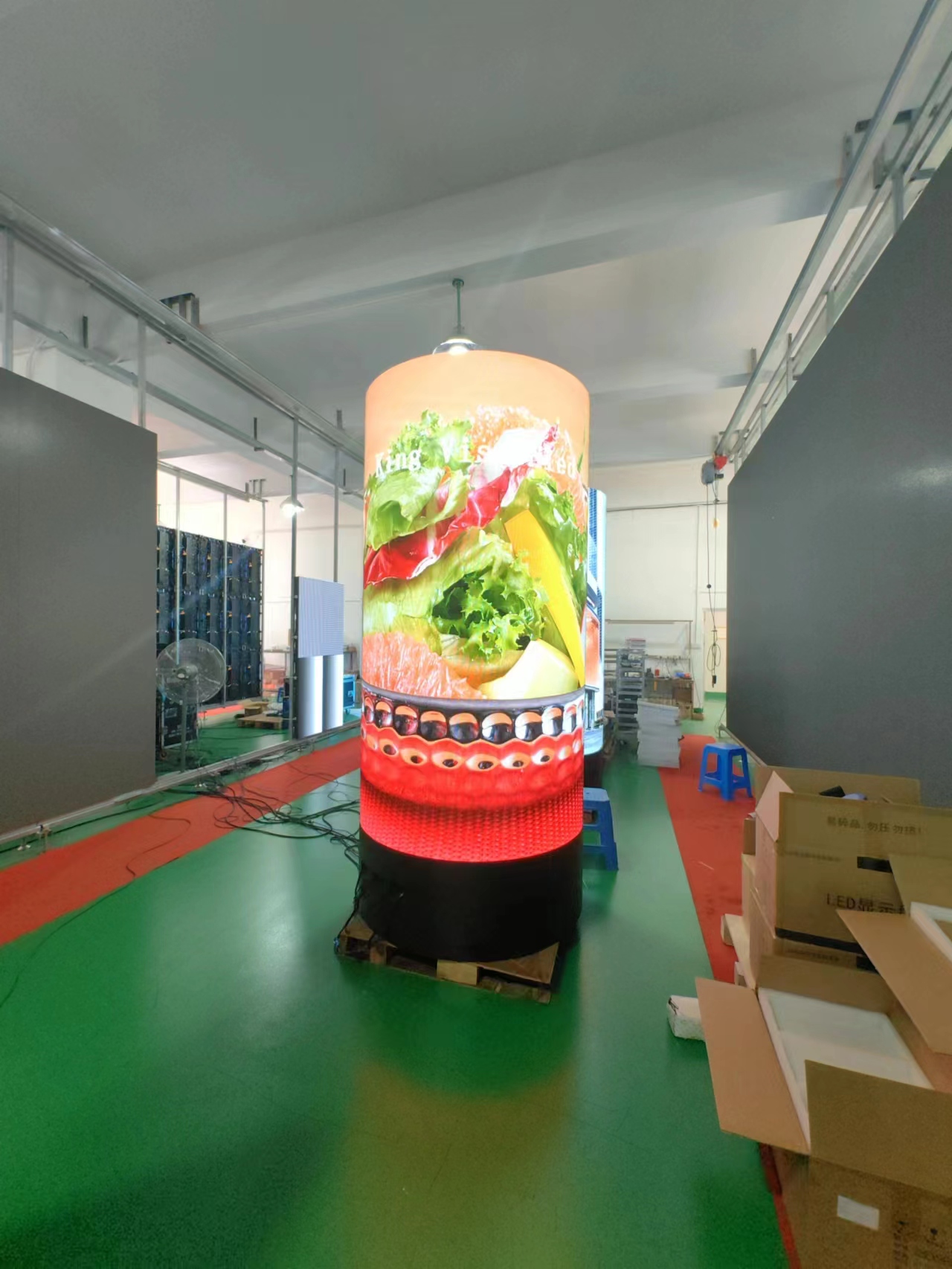 KY Cylinder Indoor Led Screen (8)